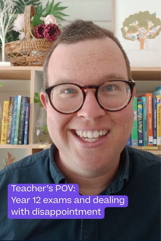 Hear high school teacher Alex's tips for navigating disappointing exam results.